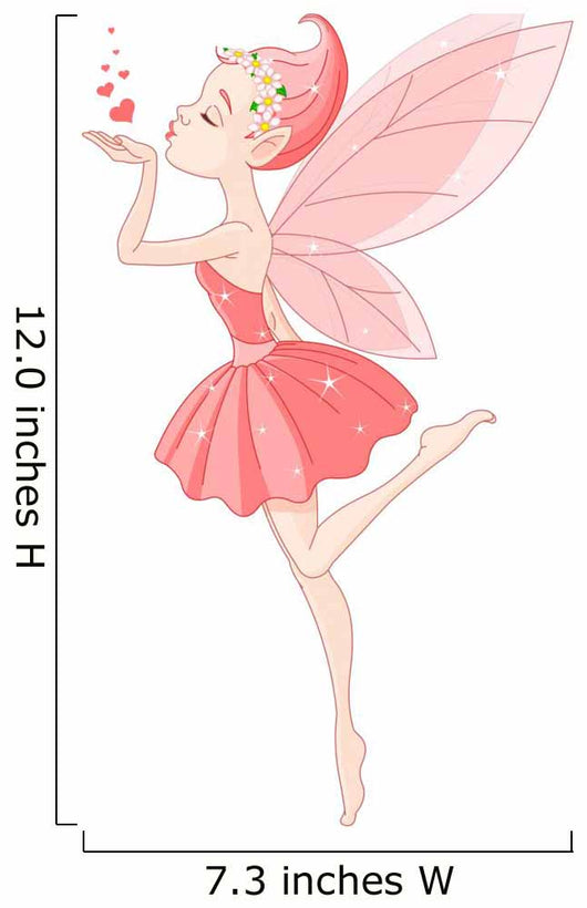 Blowing Kisses Fairy Wall Decal