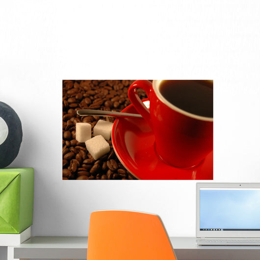 Coffee Cup Wall Mural