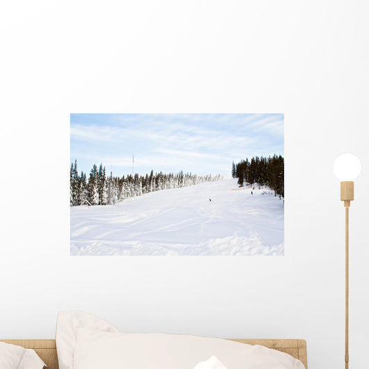 Ski Abfahrt Wall Mural