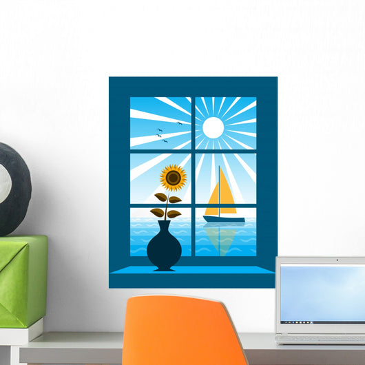 Sailboat outside Window