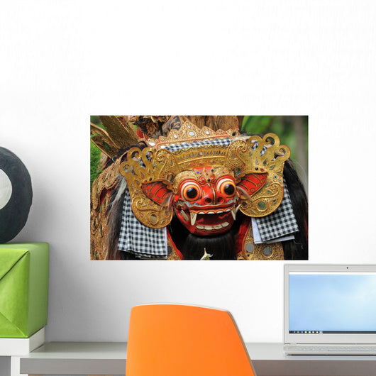 Balinese Barong Mask Wall Mural