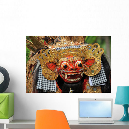 Balinese Barong Mask Wall Mural