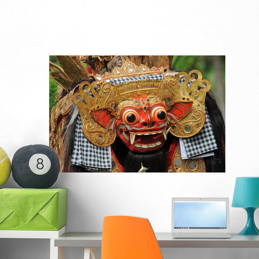 Balinese Barong Mask Wall Mural