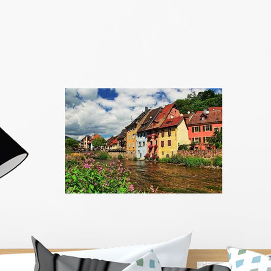 Riviere Traversant Thann Wall Decal