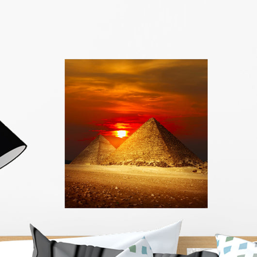 Giza valley Wall Mural