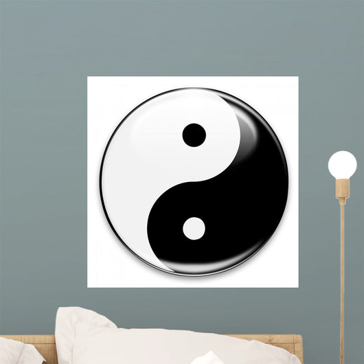 Yin & Yang Button Wall Decal