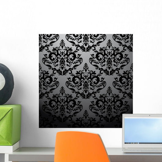 Seamless Damask Pattern Wall Mural