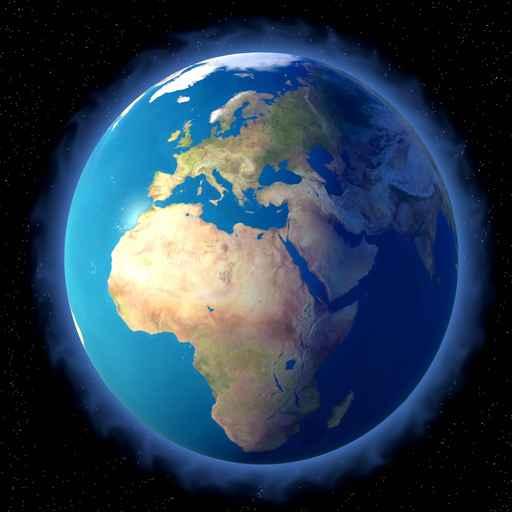 Blue Earth Wall Decal
