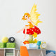 Autumn Mushroom Fairy Wall Decal