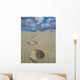 Spuren im Sand Wall Decal