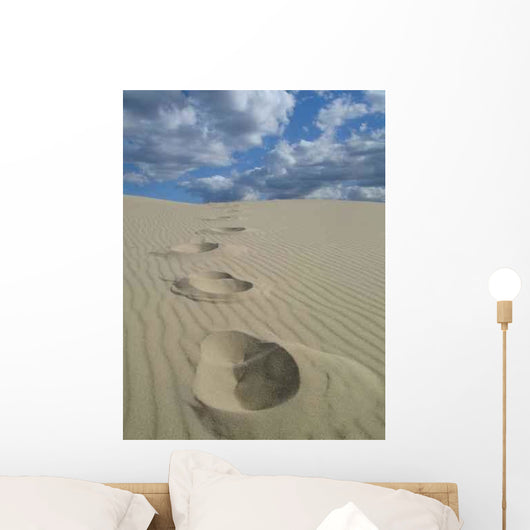 Spuren im Sand Wall Decal