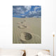 Spuren im Sand Wall Decal