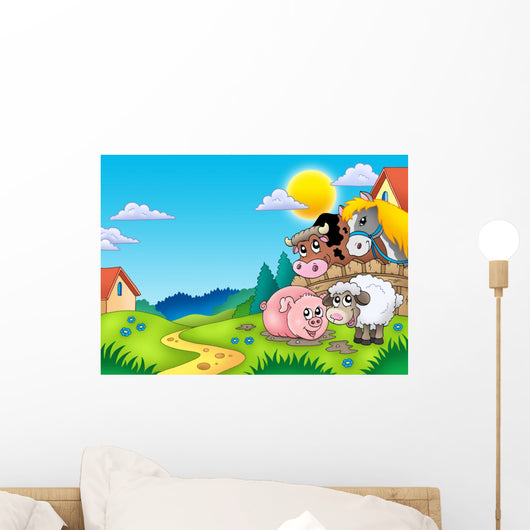 Landscape with Various Farm