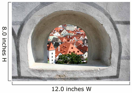 Attractive Czech Krumlov from