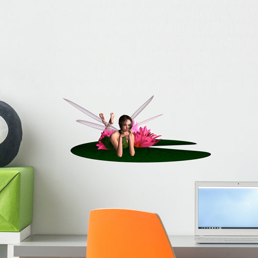Waterlily Fairy Wall Decal