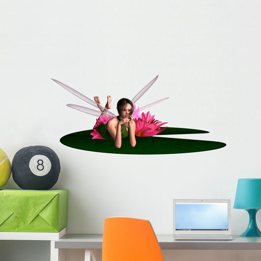 Waterlily Fairy Wall Decal