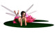 Waterlily Fairy Wall Decal