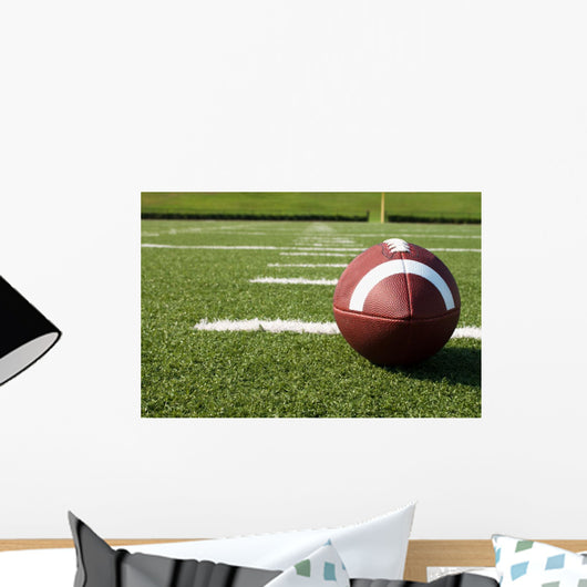 Closeup American Football Field
