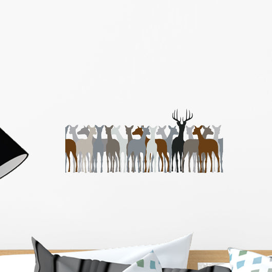 Deer Herd Wall Mural
