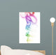 Colorl Rainbow Smoke Wall Mural