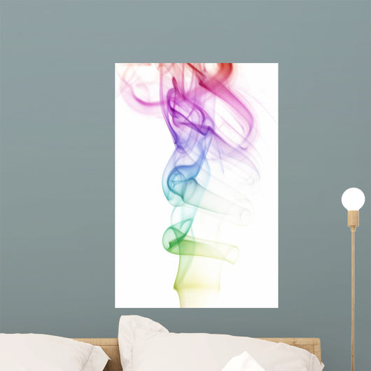 Colorl Rainbow Smoke Wall Mural