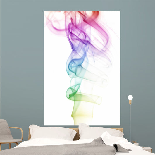 Colorl Rainbow Smoke Wall Mural