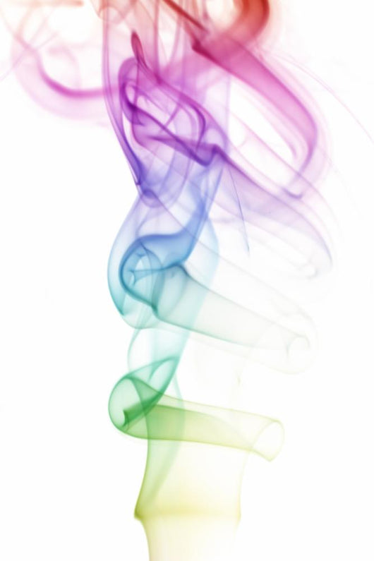 Colorl Rainbow Smoke Wall Mural