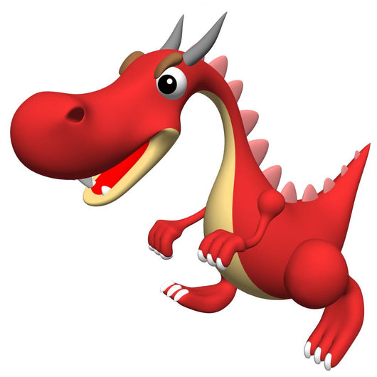 Red Dragon Wall Decal