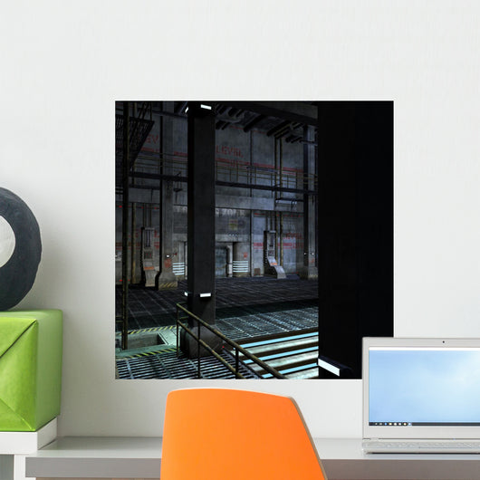 Dark and Scary Place Wall Decal Design 1
