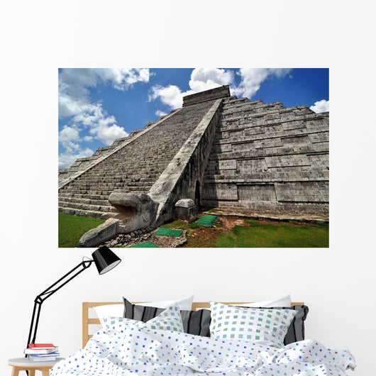 chichenitza stairs Wall Mural