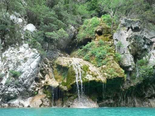 Verdon Gorge Waterfall Wall Decal