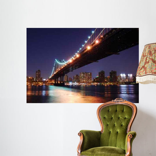 New York City Manhattan Bridge Wall Mural