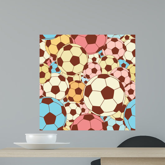 Football Tile Wall Decal