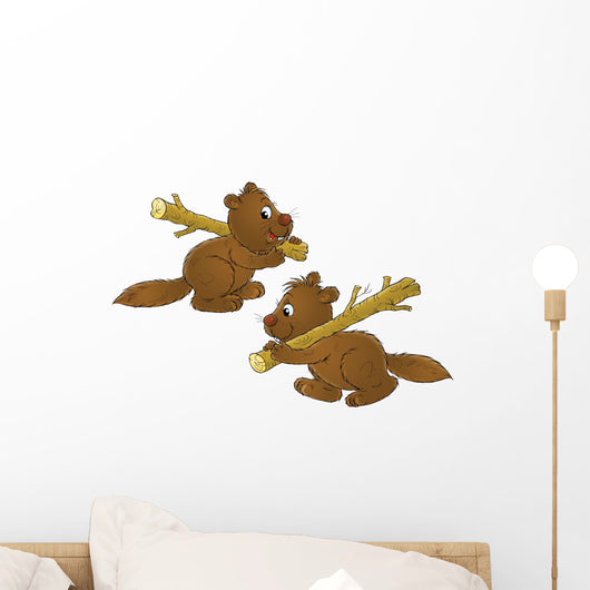 beavers Wall Decal