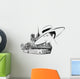 Woman nearby Notre Dame in Paris Wall Decal