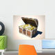 Treasure Chest 3D Illustration Wall Mural
