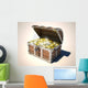 Treasure Chest 3D Illustration Wall Mural