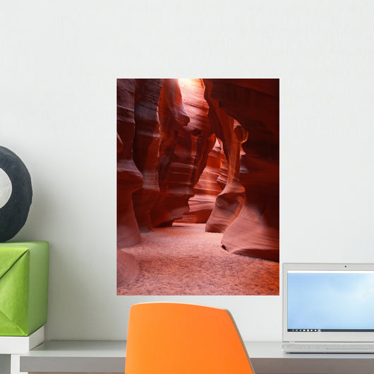 the upper antelope slot canyon Wall Mural