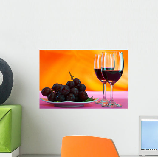 grape and wine Wall Mural