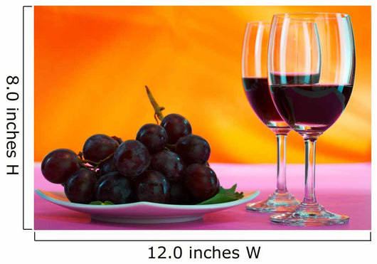 grape and wine Wall Mural