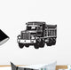 Dump Truck Vinyl Ready Vector Illustration Wall Decal
