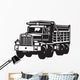 Dump Truck Vinyl Ready Vector Illustration Wall Decal