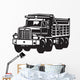 Dump Truck Vinyl Ready Vector Illustration Wall Decal