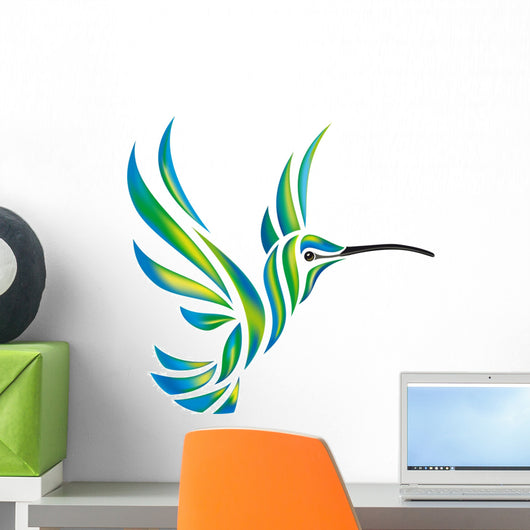 Humming-bird vector Wall Decal