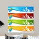Exercising Mother Banners Wall Mural