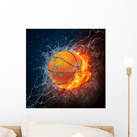 Basketball Ball Wall Mural