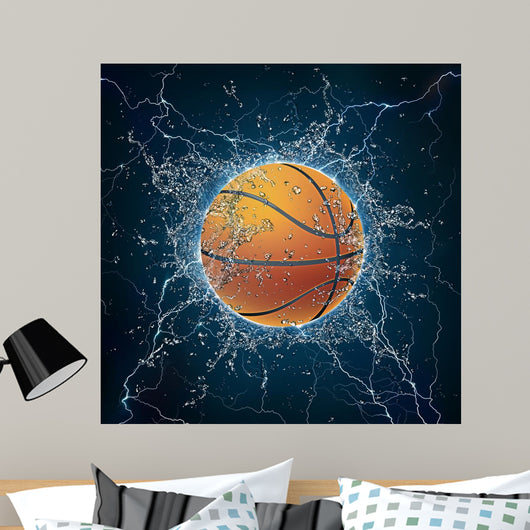 Basketball Ball Wall Mural