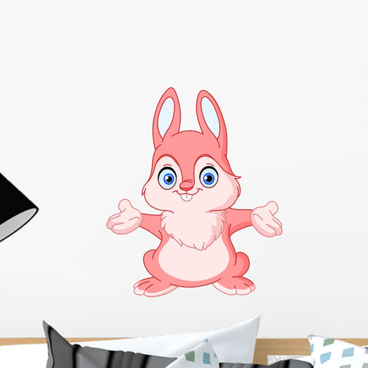 Cheerful bunny Wall Decal