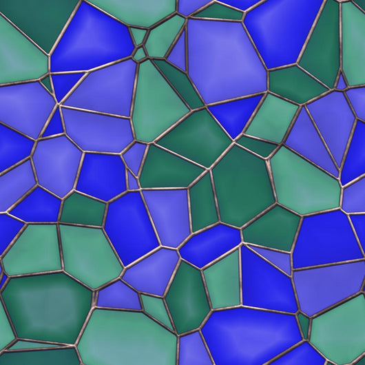 Stained Glass Seamless Texture Wall Decal