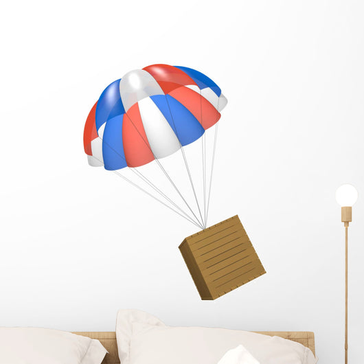 parachute france Wall Decal